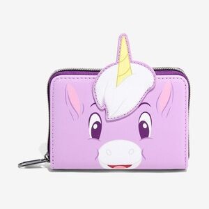 Loungefly Disney Fantasia Pastoral Symphony Mini Wallet Lavender Unicorn